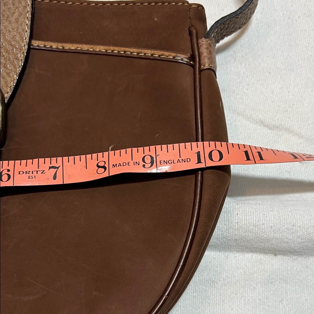 Peruzzi Elegant Brown Women's Messenger hand made calfskin Bag - Picture 10 of 13